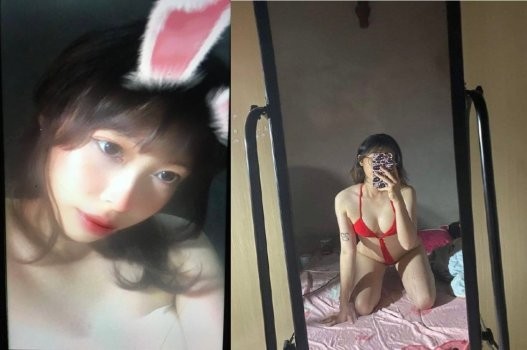 Clip sexhay em hot girl thích mặc bikini đỏ