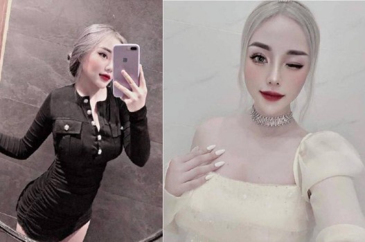 Dạng chân cho anh thọc vào để có tiền